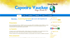 Desktop Screenshot of capoeira-vaucluse.com